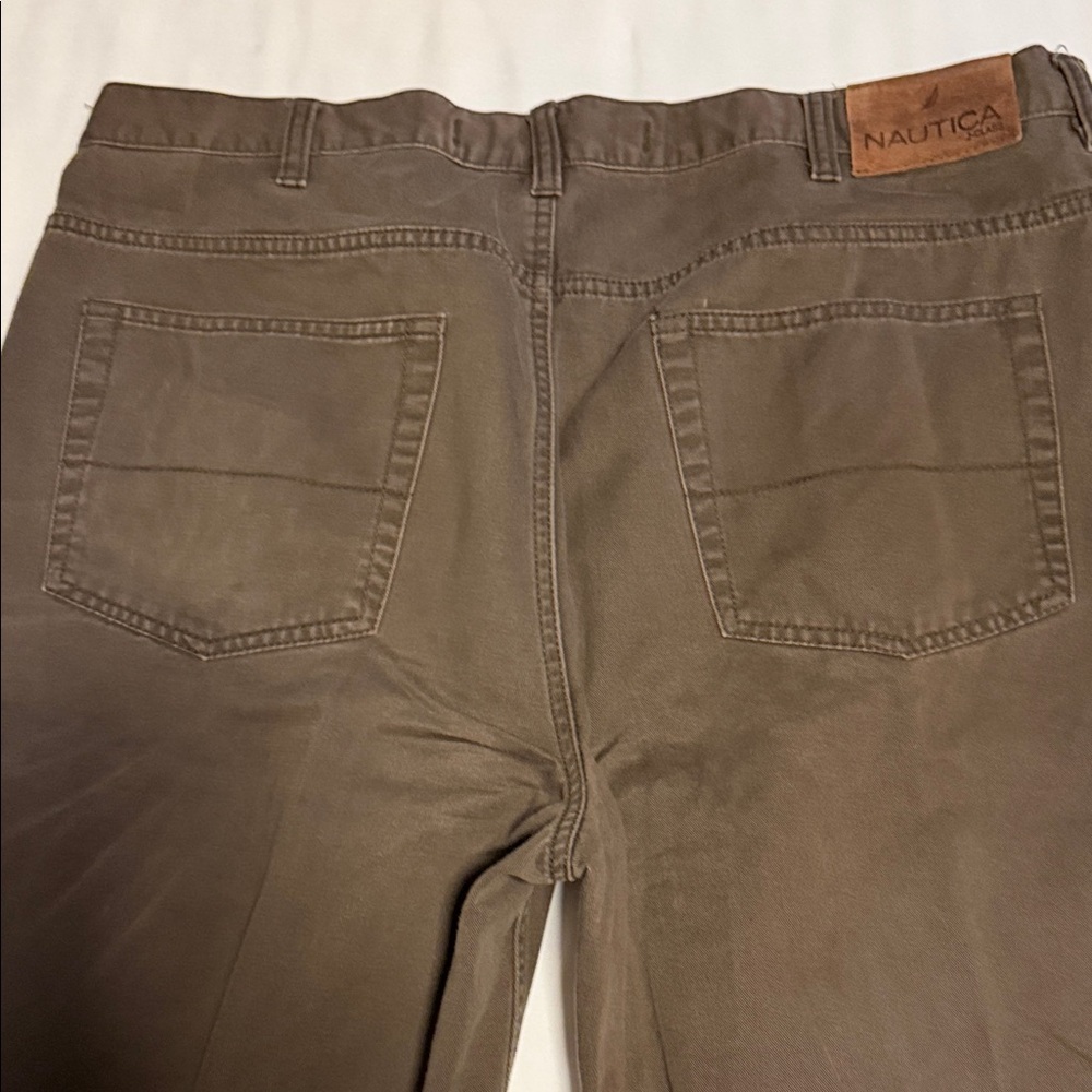 Nautica Men's Tan Relaxed Jeans